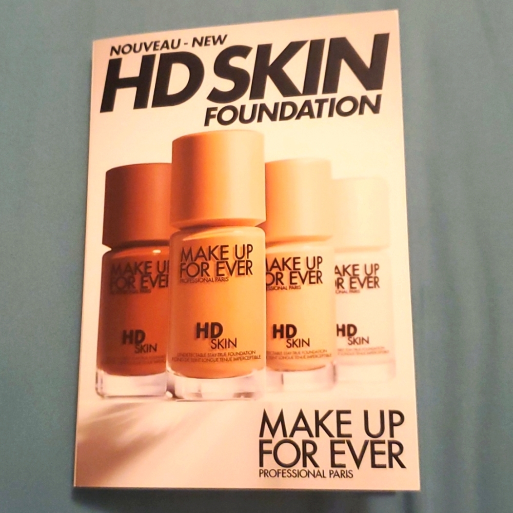 Makeup Forever HD Skin Foundation sample card